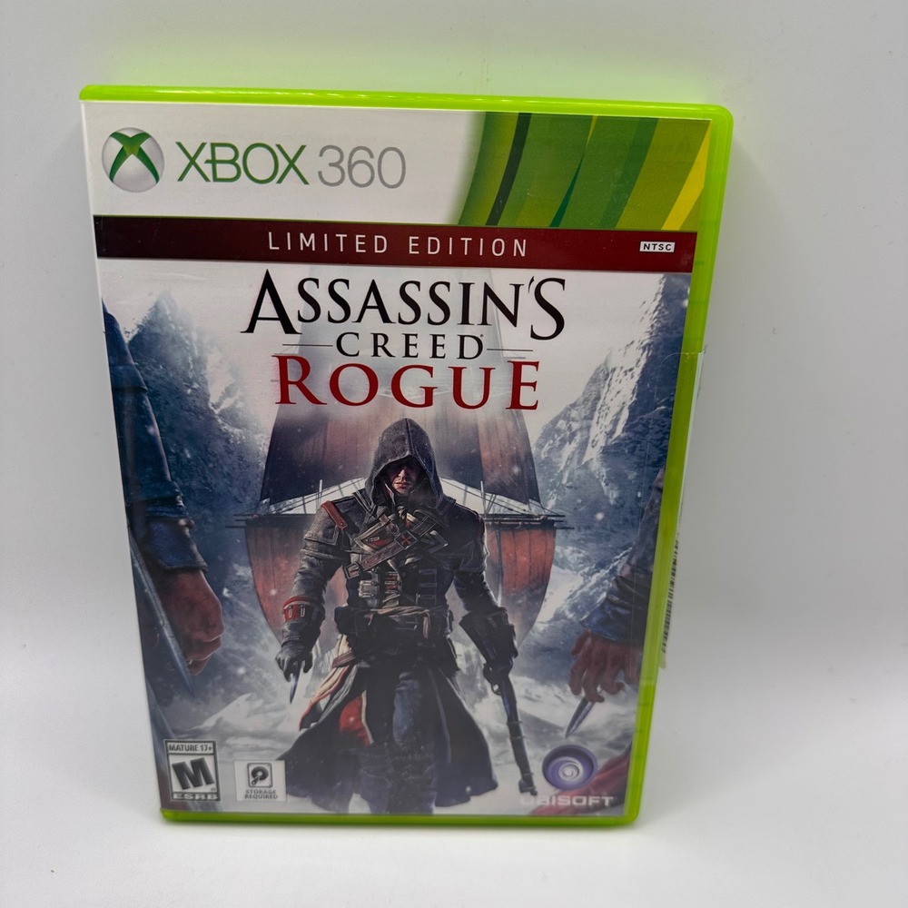 Assassins Creed Rogue Limited Edition‎ Xbox 360 Microsoft Ubisoft NTSC 2014